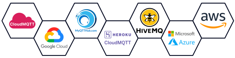 MQTT brokers&#39; logos